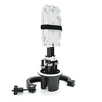 Муфта оптична Merlion ML-OP-F105H-72C, герметична, 4 введення, до 3 касет, до 72 зварювань, матеріал PP