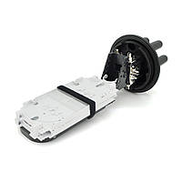 Муфта оптична Merlion ML-OP-F106H-96C, герметична, 5 вводів, до 4 касет, до 96 зварювань, матеріал PP