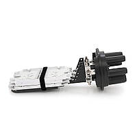 Муфта оптична Merlion ML-OP-F106H-144C, герметична, 5 вводів, до 6 касет, до 144 зварювань, матеріал PP