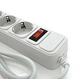 Мережевий подовжувач Gembird UPS SPG5-X-6G, 220 В 10 А, 5 розеток, 1.8 м, Gray, Q40, фото 4