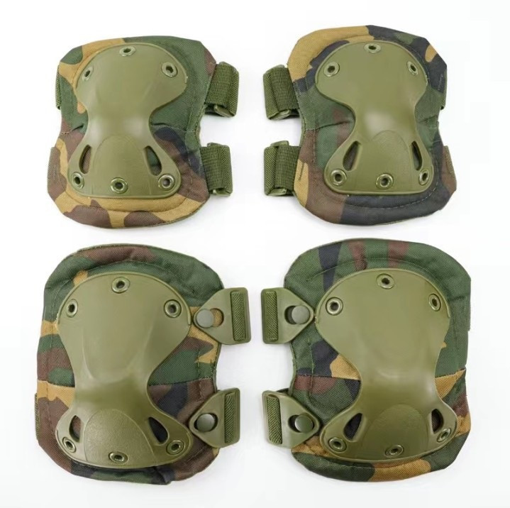 Комплект тактичних наколінників і налокітників (захисні) Solve Woodland KT6000120 peremogaua