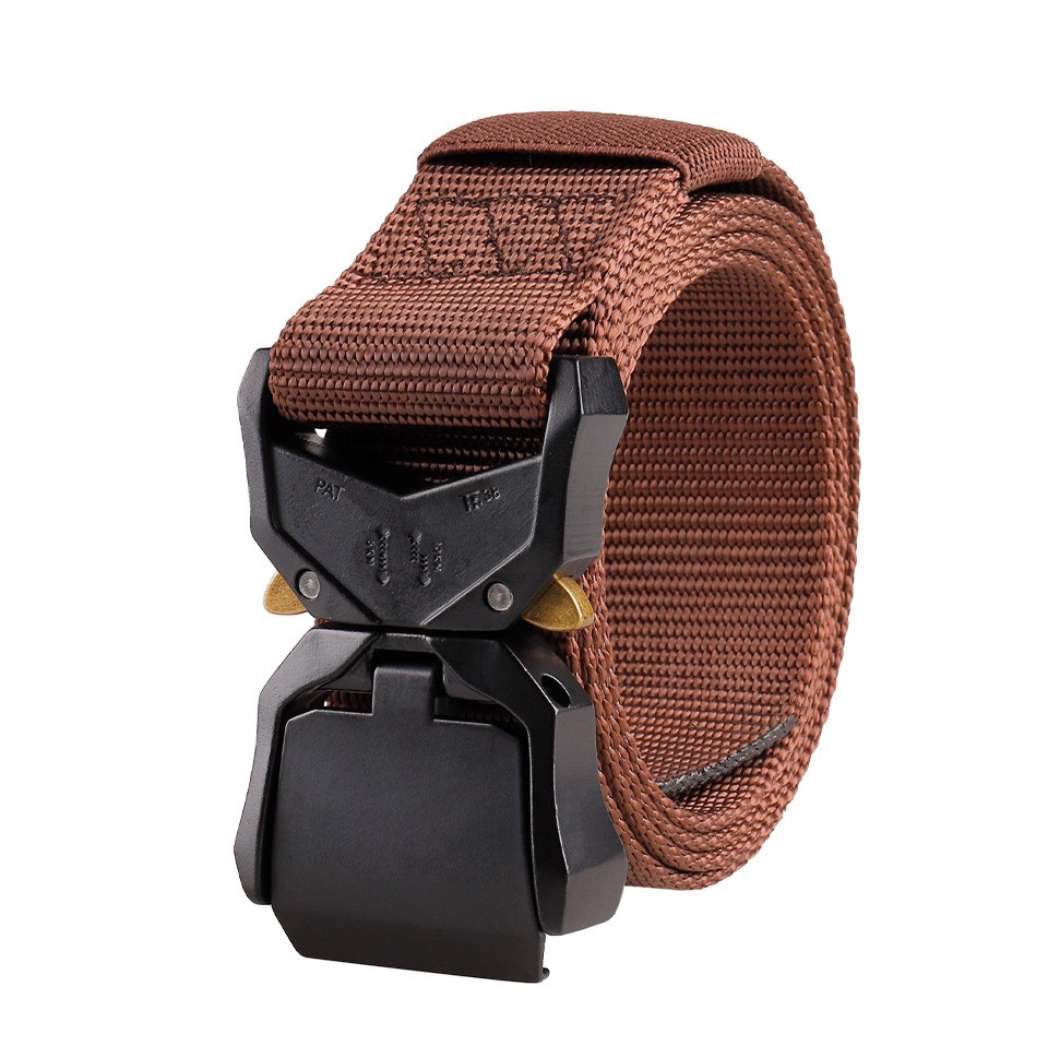 Ремінь з покращеною пряжкою "King Cobra" Brown peremogaua, фото 1