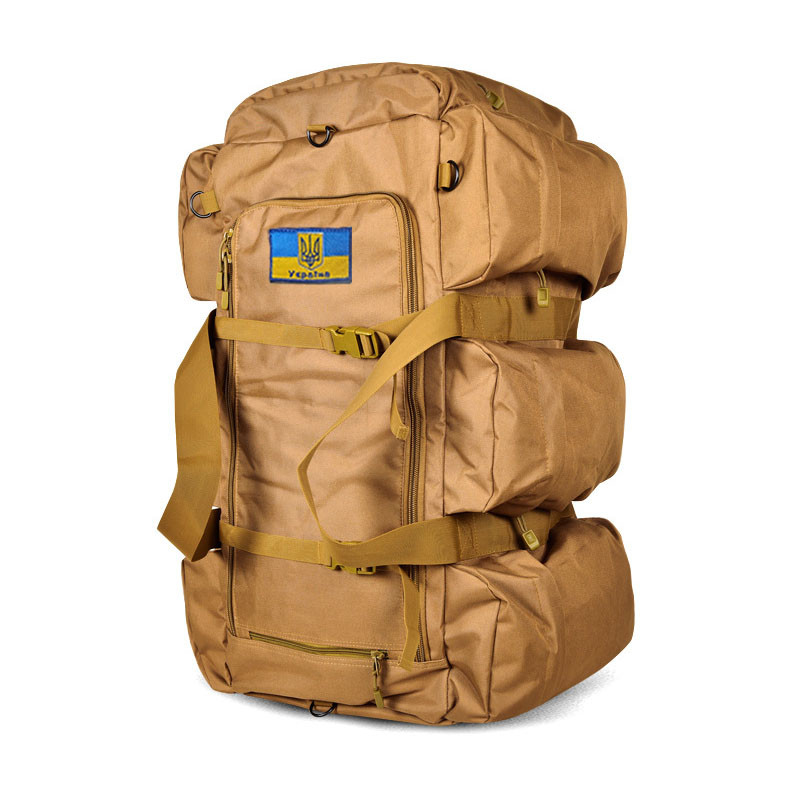 Тактичний Рюкзак-Сумка 2 в 1 Solve Bag 80 л 72 x 30 x 30 см Coyote KT6002505 peremogaua