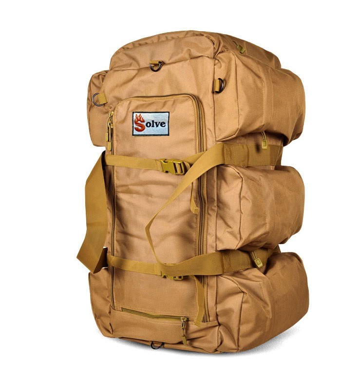 Тактичний Рюкзак-Сумка 2 в 1 Solve Bag 80 л 72 x 30 x 30 см Койот KT6002505 peremogaua