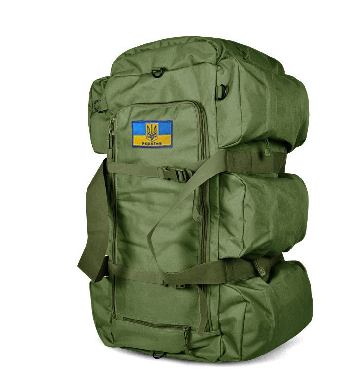 Тактичний Рюкзак-Сумка 2 в 1 Solve Bag 80 л 72 x 30 x 30 см Олива KT6002501 peremogaua