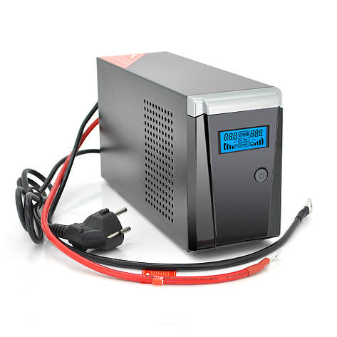 ДБЖ з правильною синусоїдою RITAR RTSW-500 LCD, 12В, під зовнішній АКБ, Q4 (320*132*210) 4,2 кг (260*85*140), фото 1