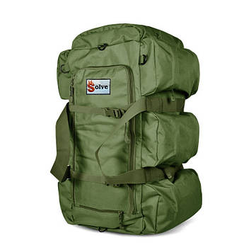 Тактичний Рюкзак-Сумка 2 в 1 Solve Bag 80 л 72 x 30 x 30 см Олива KT6002501  peremogaua