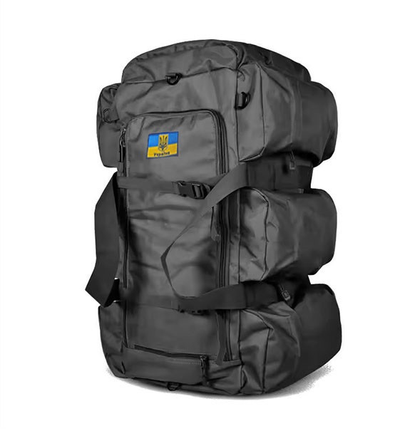 Тактичний Рюкзак-Сумка 2 в 1 Solve Bag 80 л 72 x 30 x 30 см Black KT6002502 peremogaua