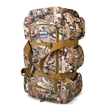 Тактичний Рюкзак-Сумка 2 в 1 Solve Bag 80 л 72 x 30 x 30 см Multicam KT6002506 peremogaua