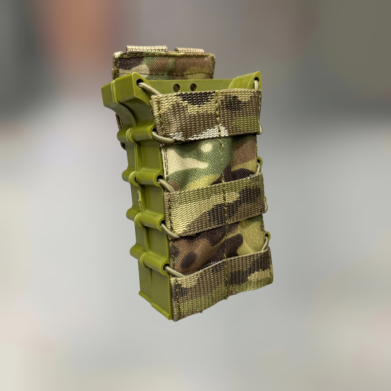 Підсумок під магазини АК, 2 секції, Мультикам, каркасний Койот, WINTAC, з системою Моллі, Cordura, під 2 ріжки, фото 1