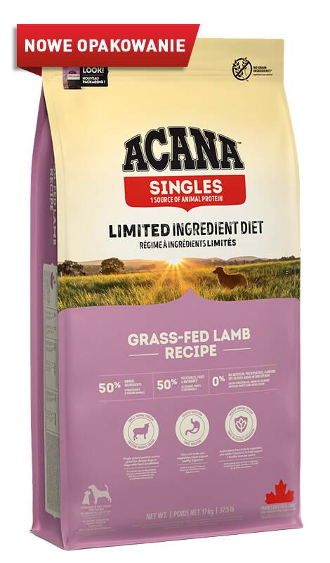 Корм для собак ACANA Singles Grass-Fed Lamb 17 кг.