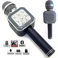 Бездротовий Bluetooth мікрофон караоке WS1818, Чорний