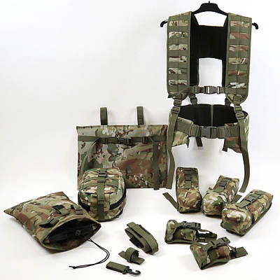 Ремінно-плечова система під РПК Комплект 11 підсумків Мультикам (закритий тип підсумків)