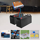 Балансир літієвих гелевих олив'яно-кислотних батарей 0-4А 10-15 В збільшення 50% Battery protection expert, фото 5