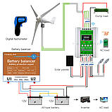 Балансир літієвих гелевих олив'яно-кислотних батарей 0-4А 10-15 В збільшення 50% Battery protection expert, фото 7