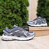 Чоловічі кросівки Asics Gel-Kahana 8 Grey (Ciрі) Взуття Асикс Гель Кахана 8 повсякденні текстиль сітка демісезон, фото 3
