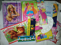 Комплект першокласника для дівчинки набір канцелярії супер економ KOMP1DEKON1 1 Вересня