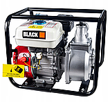 Мотопомпа бензинова для води 500 л/хв Black B578444 4-тактна мотопомпа для очищення води, фото 4