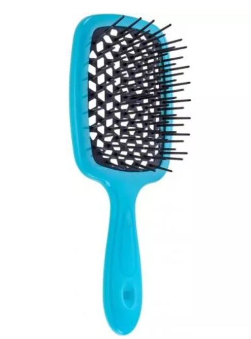 Щітка для волосся Superbrush Janeke бірюза чорна серединка, фото 1