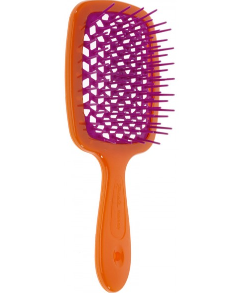 Щітка для волосся Superbrush Janeke оранжева фіолетова серединка, фото 1