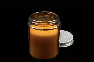 Аромасвічка з ґнітом. Кориця та ваніль. 81х62мм