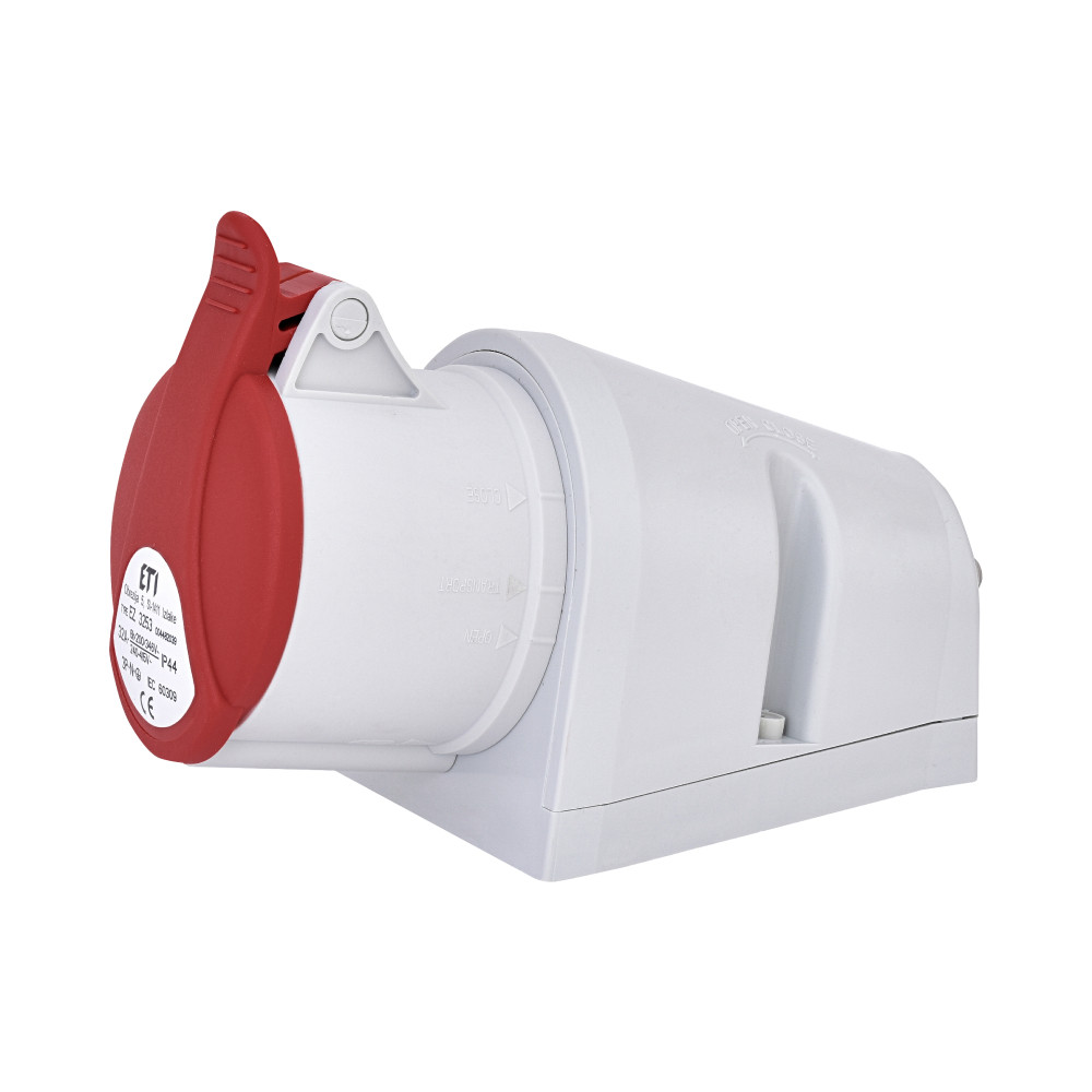Розетка настінна EZ-3253  IP44 (32A, 400V, 3P+N+PE) 4482039 ETI