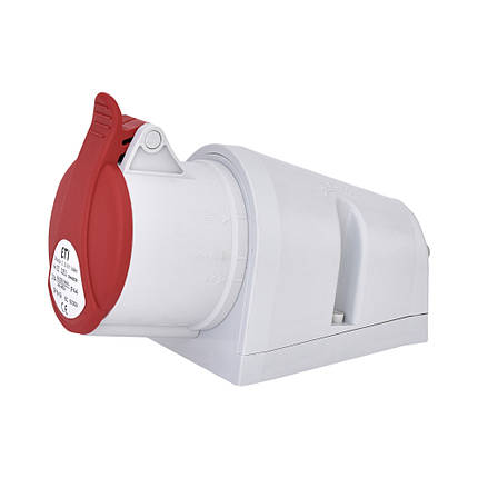 Розетка настінна EZ-3253  IP44 (32A, 400V, 3P+N+PE) 4482039 ETI, фото 1
