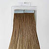 Натуральне Слов'янське Волосся на Стрічках 50 см 100 грам, Омбре №5B-18B, фото 5