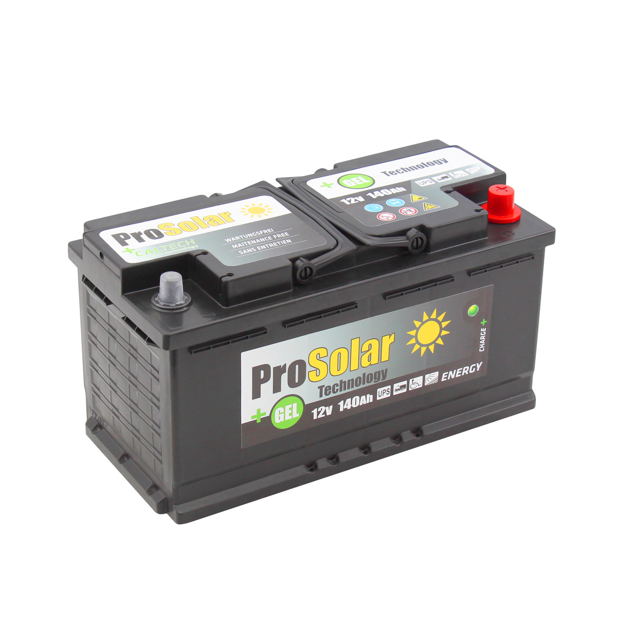 Гелева (GEL) акумуляторна батарея ProSolar 12V 140Ah (1680W*h)