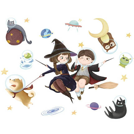 Наклейка на стіну Happy Halloween ( лист 60 х 90 см) Б434-3, фото 1