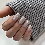 Siller Nude Base Pro № 8 – камуфлююча кольорова база (сіро-бежевий), 30мл, фото 4