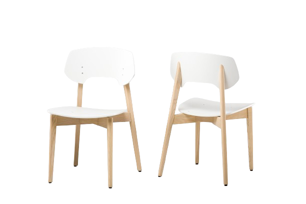 Стілець кухонний дерев'яний Корса зі спинкою стільці на кухню для кафе у вітальню стільчик із дерева з твердим сидінням