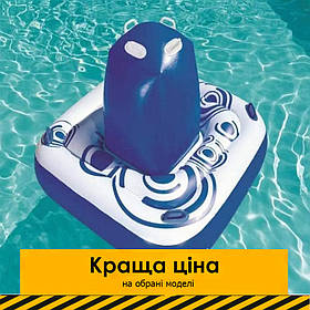 Надувний плотик для гри на воді Bestway 43137 (на 4 особи, 165x165 см) | Надувна платформа качалка