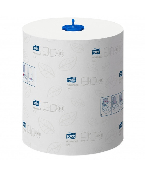 Рушники паперові в рулоні д/авт. дисп. 2-х сл. 150м 600 л. Tork Matic Н1