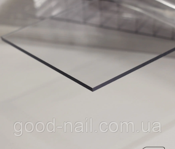 Монолітний полікарбонат прозорий POLYPLAST 1.5 мм, фото 1