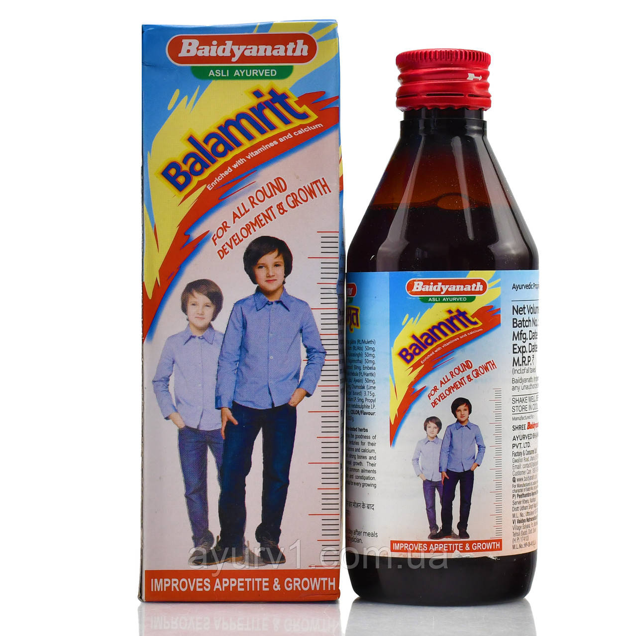 Сироп для зростання Баламріт Balamrit Baidyanath 200ml