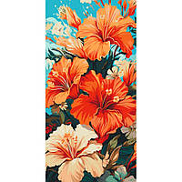 Картина за номерами Гібіскус 40х80 см АРТ-КРАФТ (13073-AC)