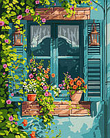 Картина за номерами Будинок у саду 40х50 см Ідейка (KHO6348)