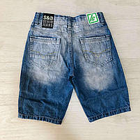Шорти джинсові для хлопчика оптом, S&D, 4-12 років, № DT-1480, фото 5
