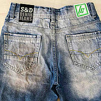 Шорти джинсові для хлопчика оптом, S&D, 4-12 років, № DT-1480, фото 6