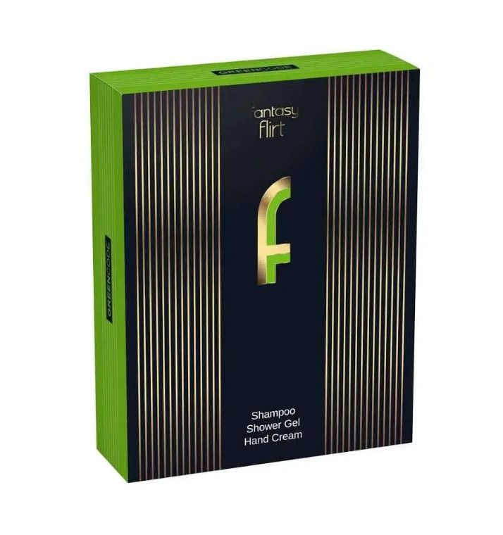 Подарунк набір fantasy FLIRT 2пр (шампунь+гель д/д) Green NPF073 (3800213350964)