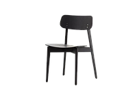 Стілець кухонний дерев'яний Корса Х зі спинкою та твердим сидінням стільці кухонні на кухню для кафе стільчик із дерева