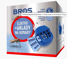 Електрофумігатор Bros+пластини від комарів 10 шт.