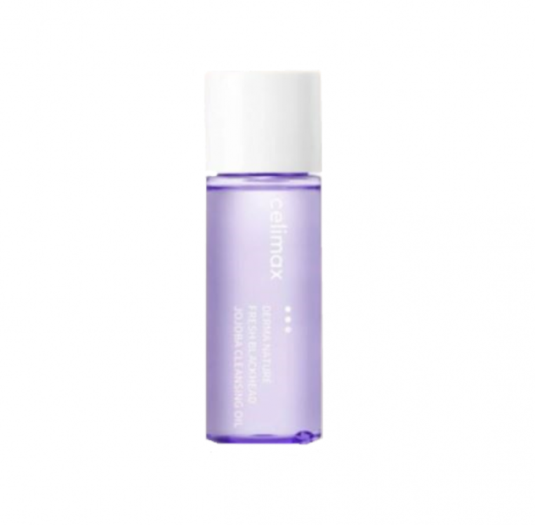 Гідрофільна олія від чорних цяток Celimax Derma Nature Fresh Blackhead Jojoba Cleansing Oil тревел 20 мл