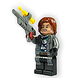 Мініфігурка колекційна LEGO Jurassic World 1222224 Рейн Делякур з Raptor Le, фото 4