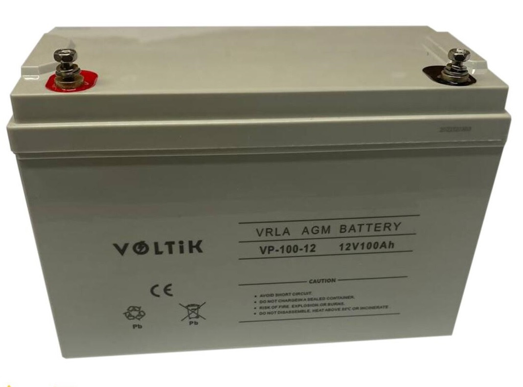 Гелевий акумулятор VOLTIK AGM VP-100-12 12V 100Ah