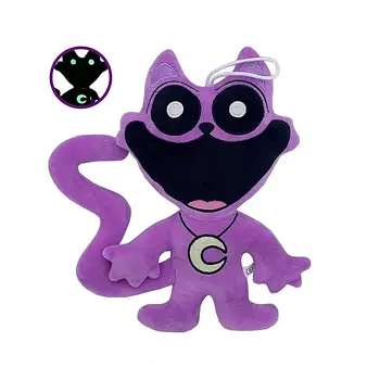 М'яка іграшка Кіт Дрема Дрімот світиться в темряві КетНеп Усміхнені Звірятка CatNap Poppy Playtime Smiling Critters