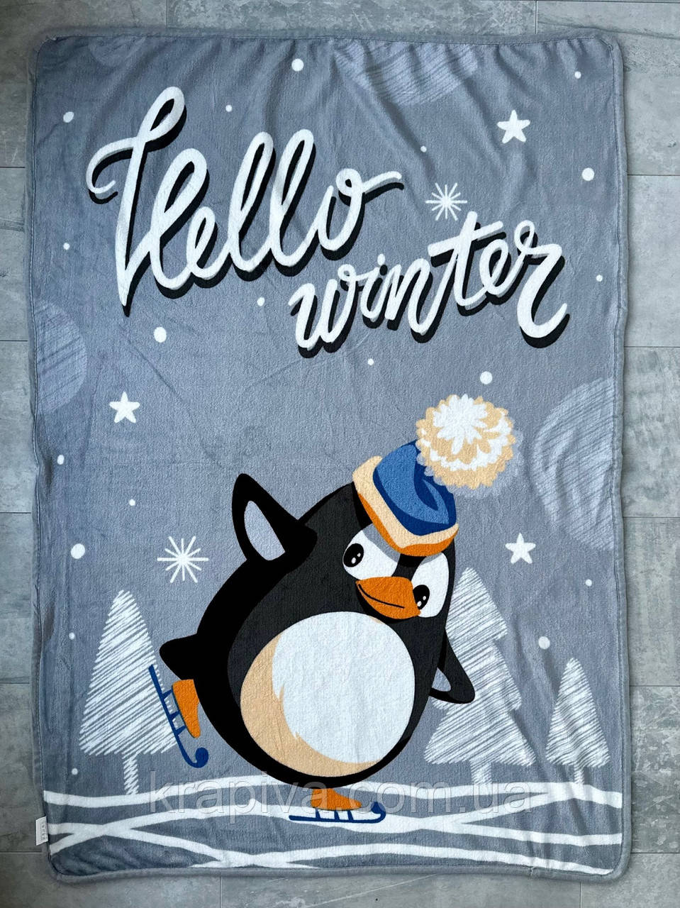 Плед дитячий теплий 140*100 см королівський фліс Преміум, мікрофібра софт, ковдра м'яка тепла, фото 1