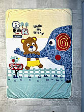 Плед дитячий теплий 140*100 см королівський фліс Преміум, мікрофібра софт, ковдра м'яка тепла