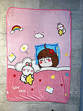 Плед дитячий теплий 140*100 см королівський фліс Преміум, мікрофібра софт, ковдра м'яка тепла